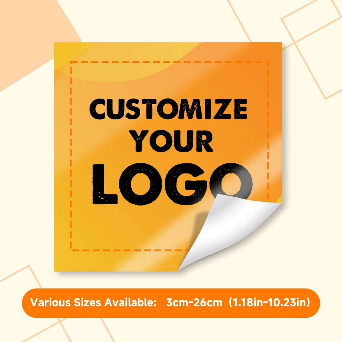 Personalised Candle Label - Custom Stickers Waterproof Custom Logo Labels