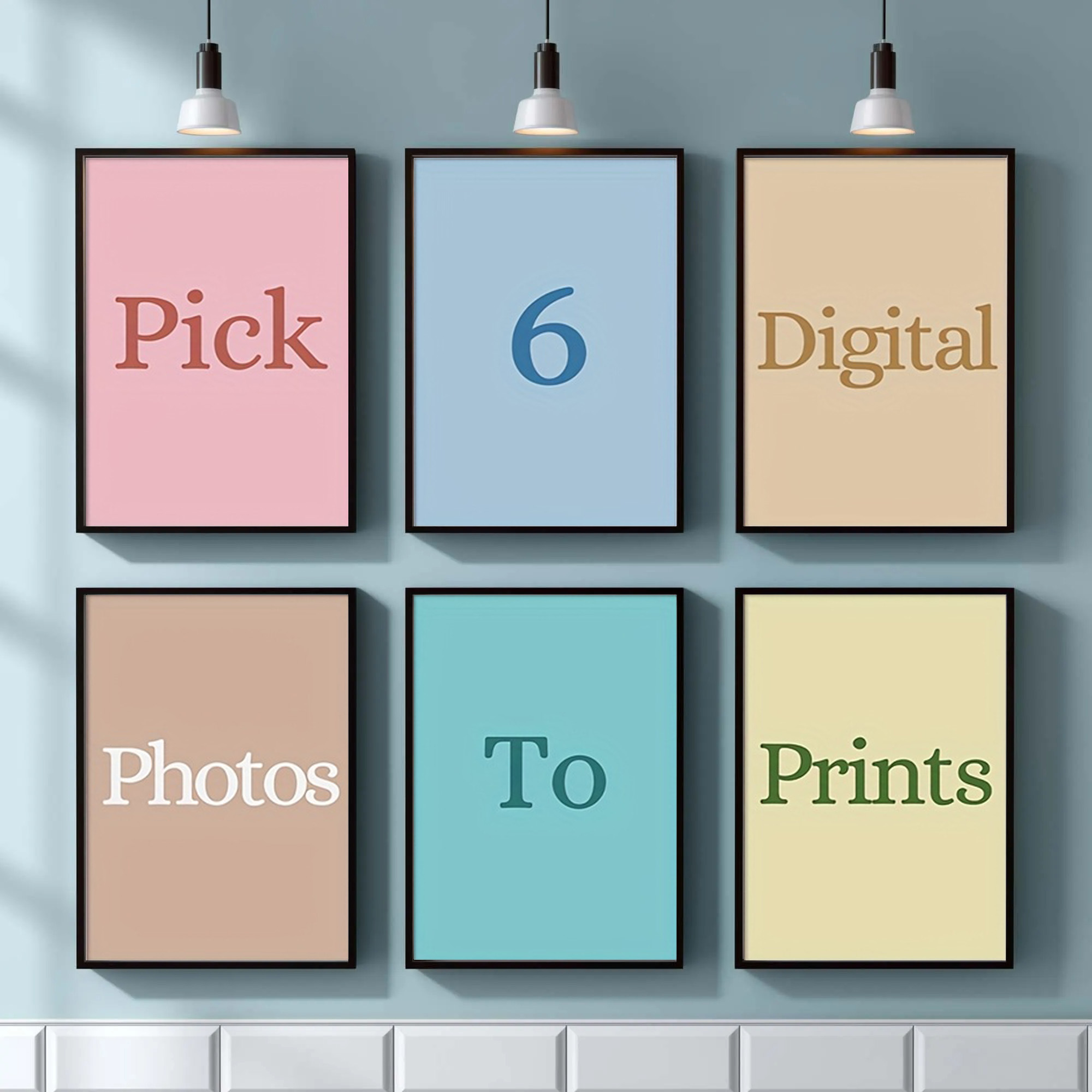 Personalized Name Box - 4/5/6pcs Custom Canvas Printing Personalized Photo
