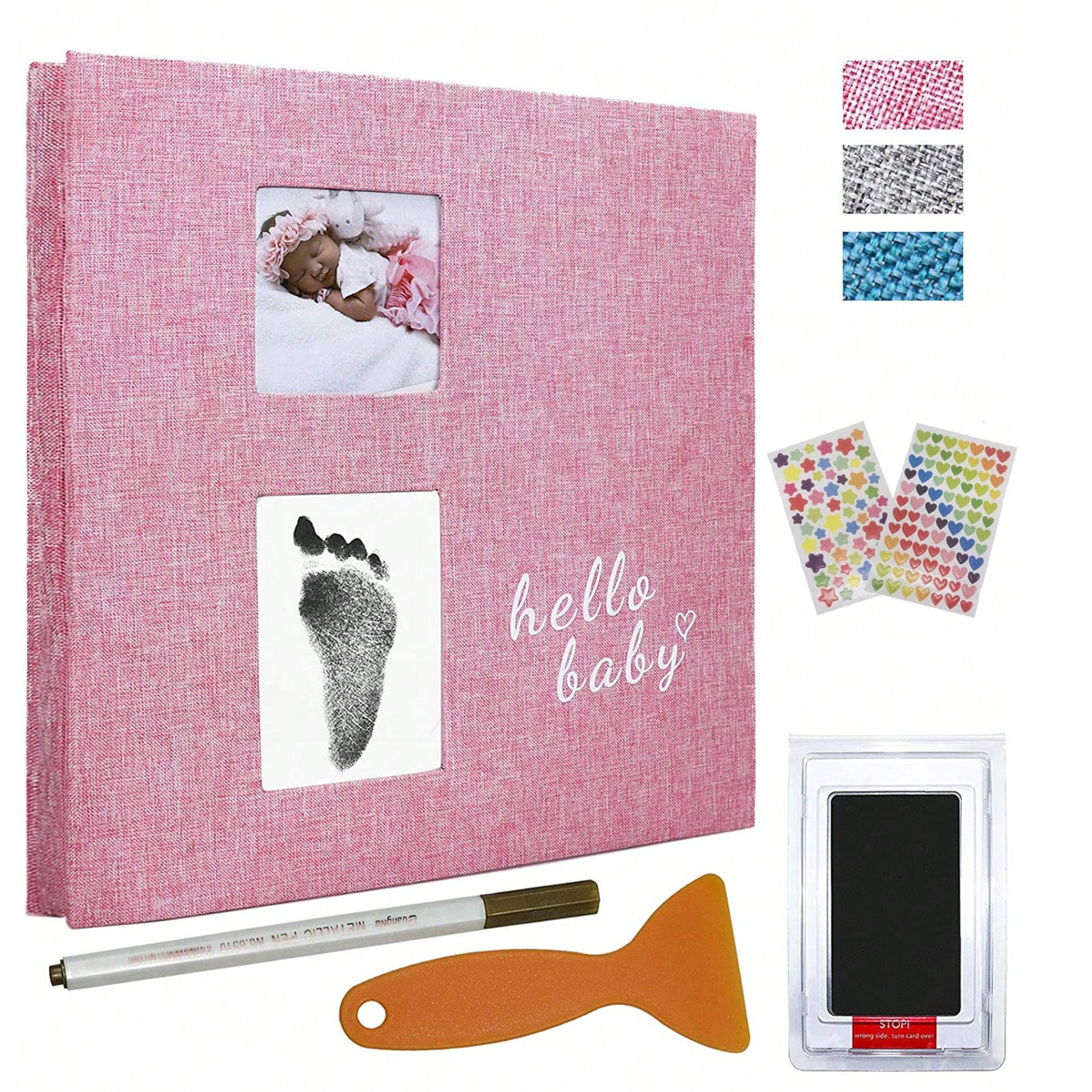 Custom Photo Book - Baby photo album self-adhesive memory book