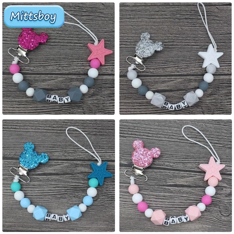 Name Necklace Custom - NEW Personalised Name Baby Teether Bracelet