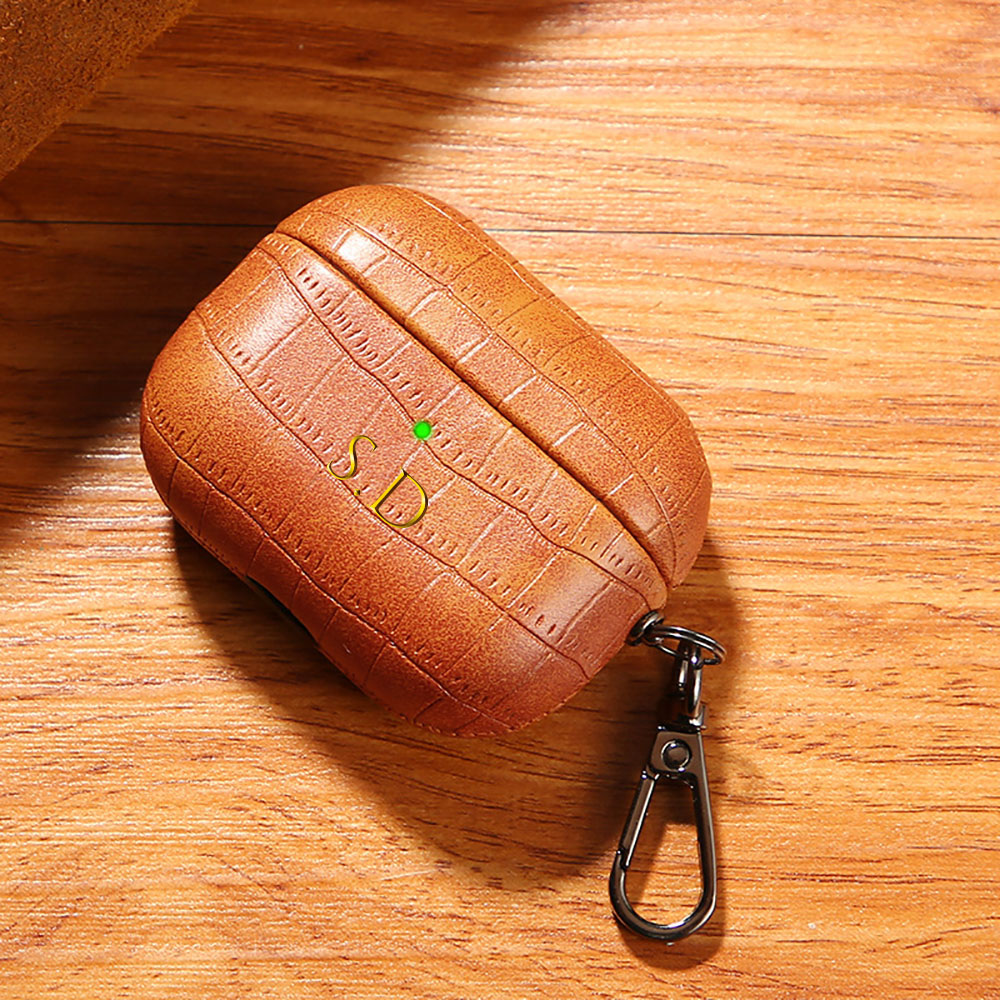 For Airpods 1 2 3 4 Pro 2 Luxu - Monogram Keychain Leather のレビューと価格