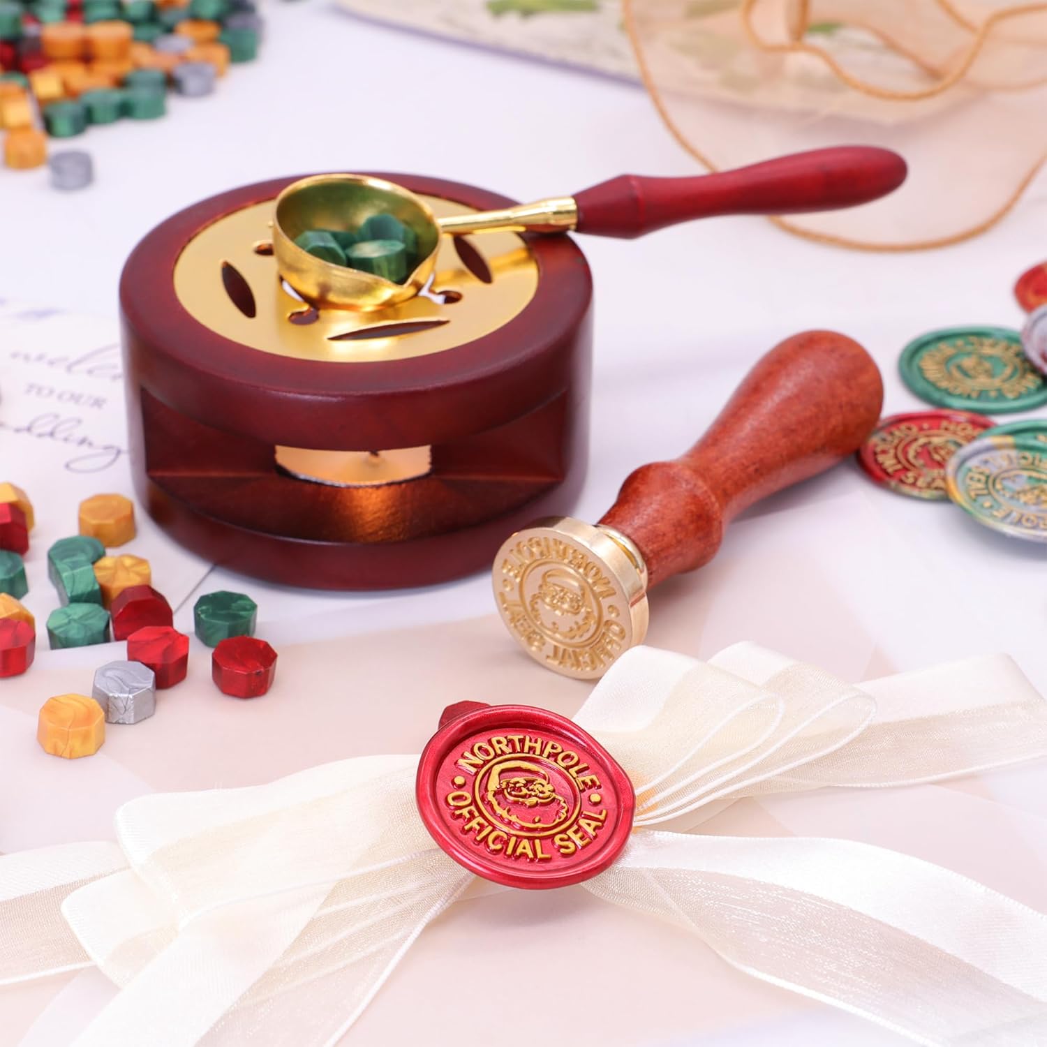 Christmas Seal Wax Kit - 800pc - Wax Seal Letter Kit のレビューと価格