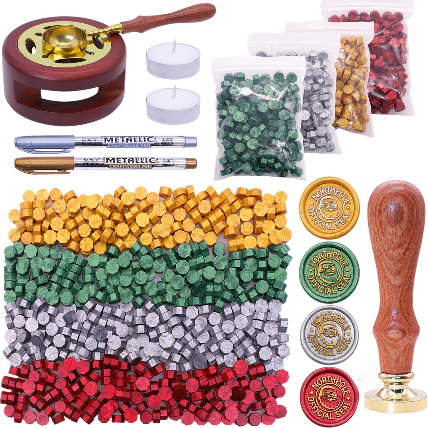Christmas Seal Wax Kit - 800pc - Wax Seal Letter Kit のレビューと価格