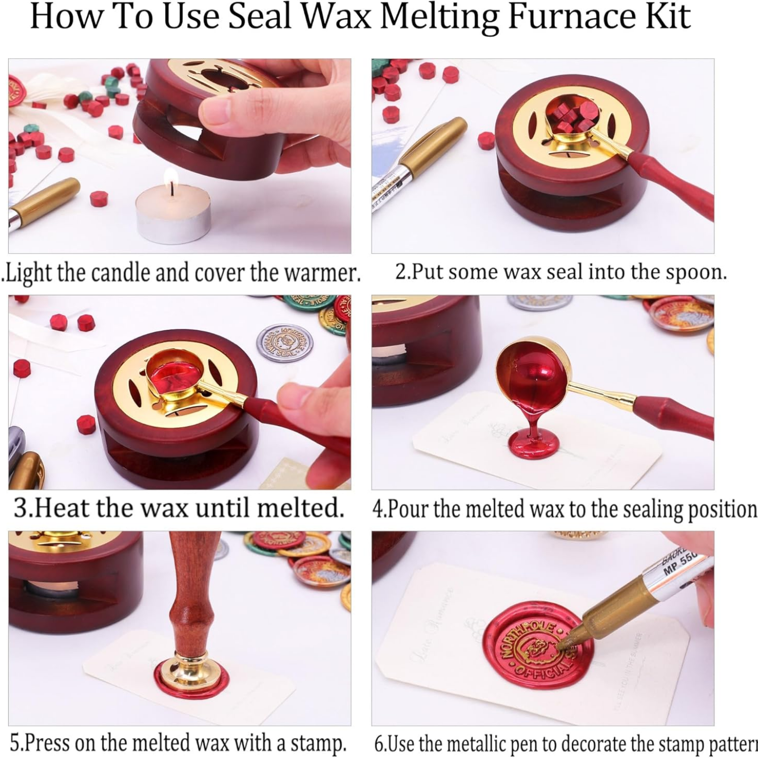 Christmas Seal Wax Kit - 800pc - Wax Seal Letter Kit のレビューと価格