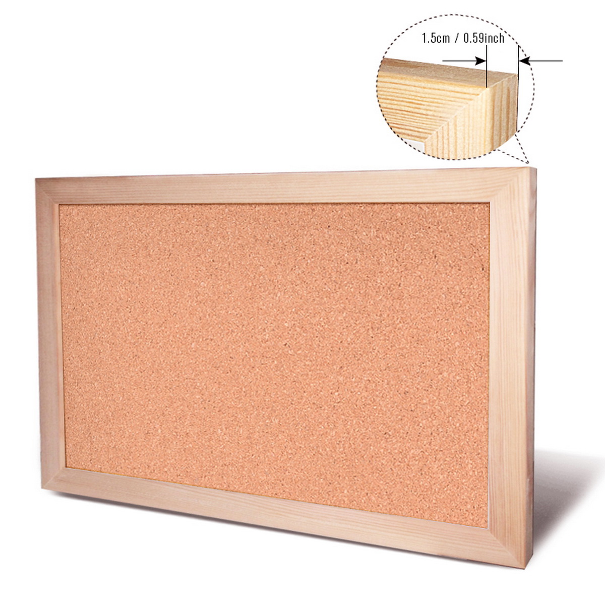 Vintage Pine Wood Frame Cork B - Engraved Wood Frame のレビューと価格
