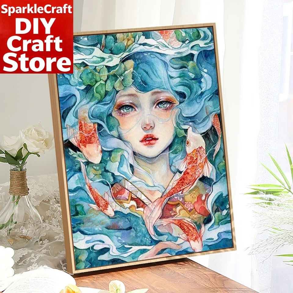 1PC frameless 5D Diy Diamond P - Photo Mosaic Print のレビューと価格