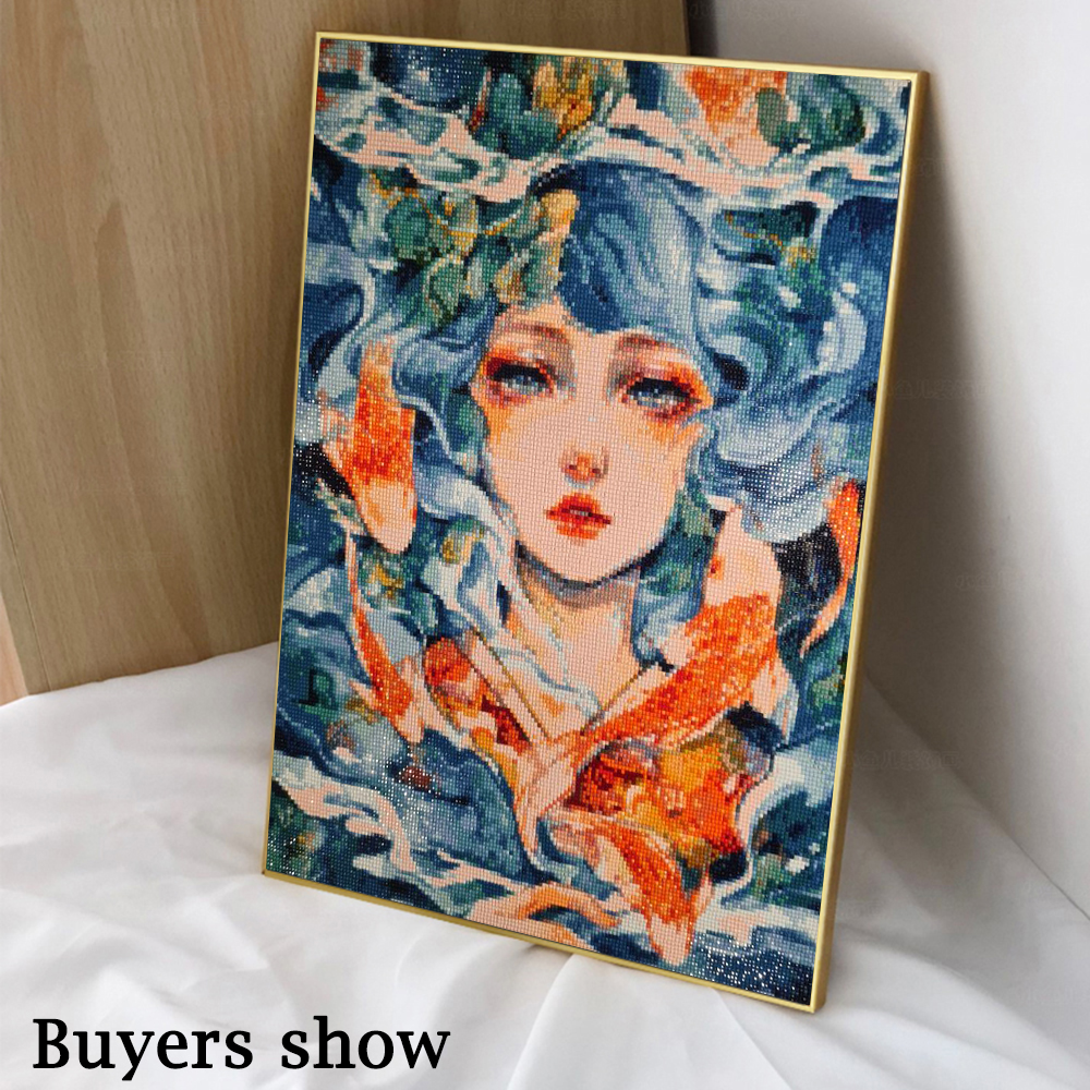 1PC frameless 5D Diy Diamond P - Photo Mosaic Print のレビューと価格