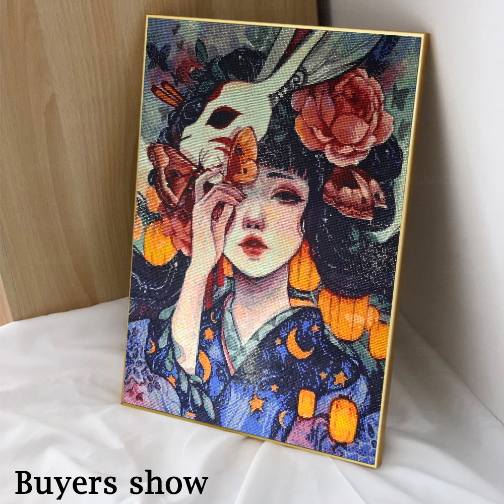 1PC frameless 5D Diy Diamond P - Photo Mosaic Print のレビューと価格