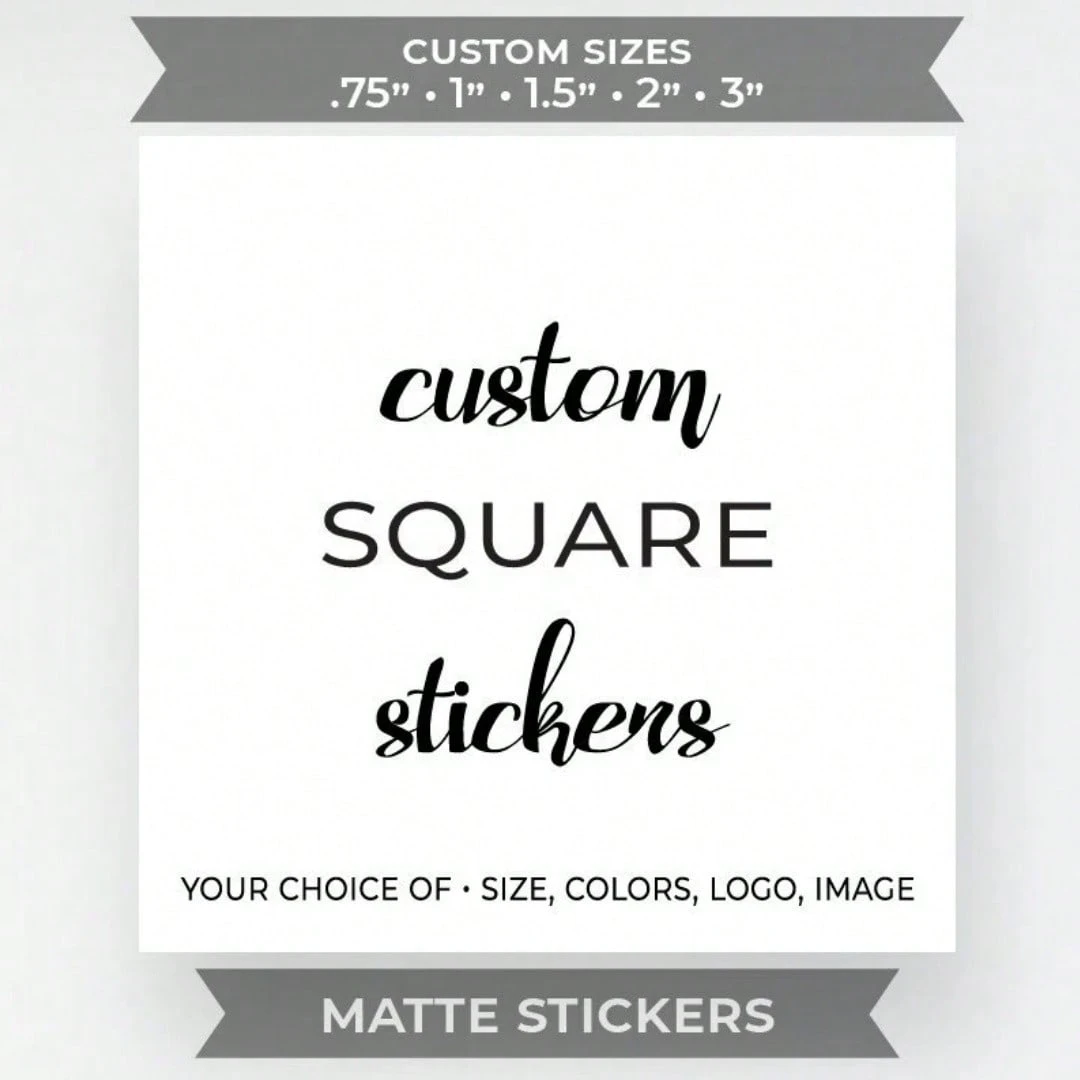 Custom stickers 4-8 cm persona - Personalised Candle Label のレビューと価格