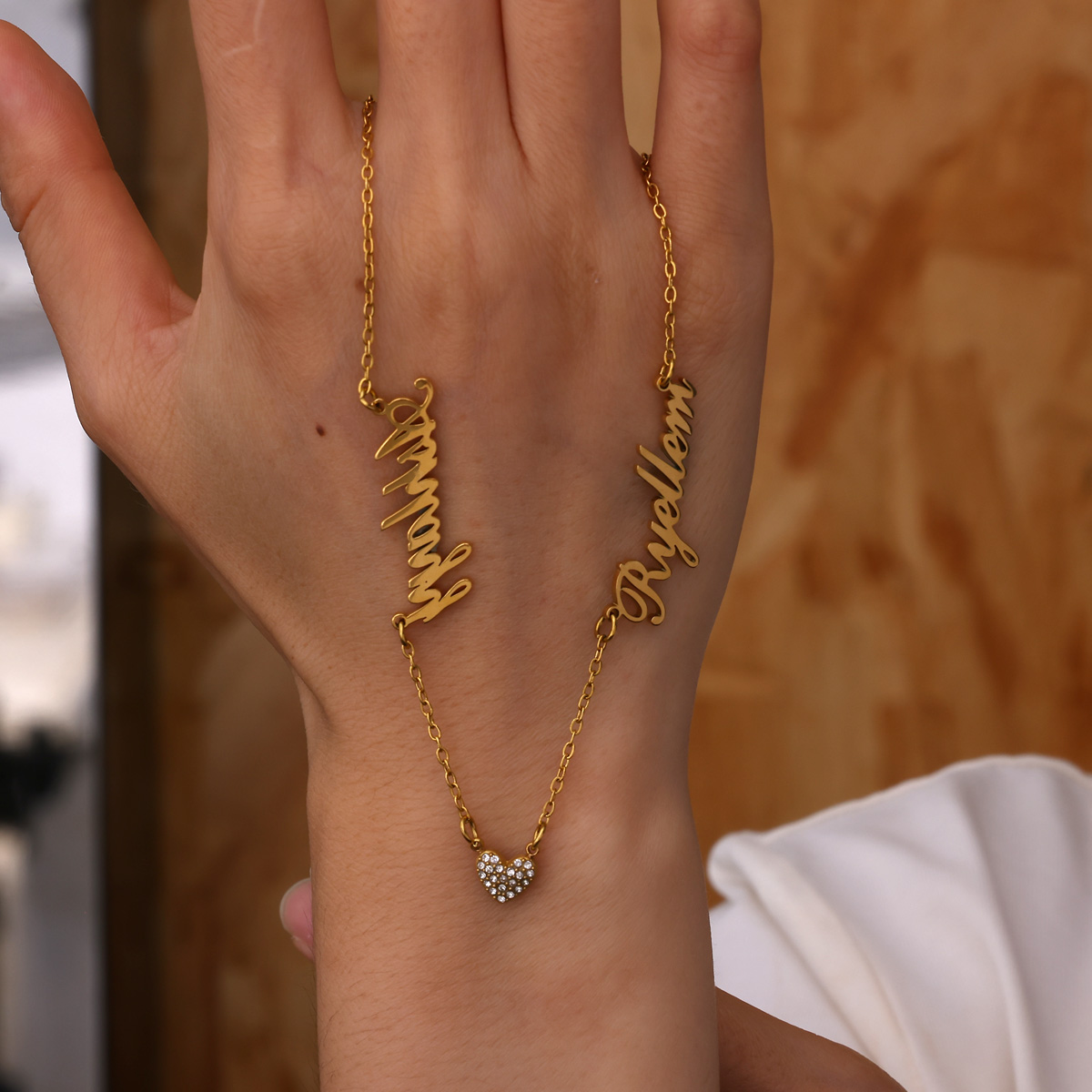 Custom Two Name Necklace For W - Name Necklace Custom のレビューと価格