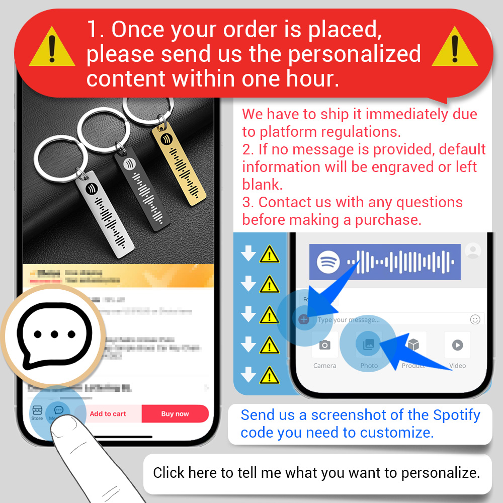 Personalized Spotify Code Keyc - Initial Ring Custom のレビューと価格