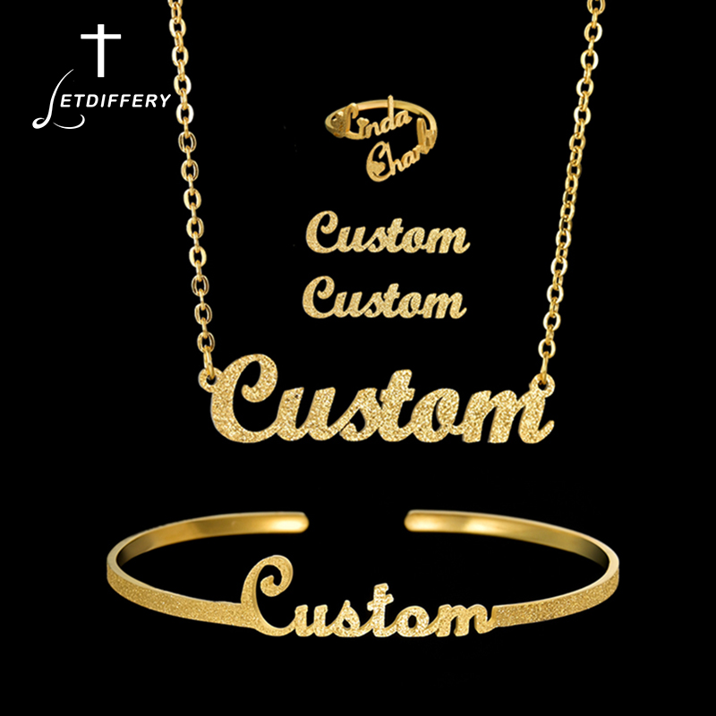 Letdiffery Custom Name Jewelry - Initial Ring Custom のレビューと価格