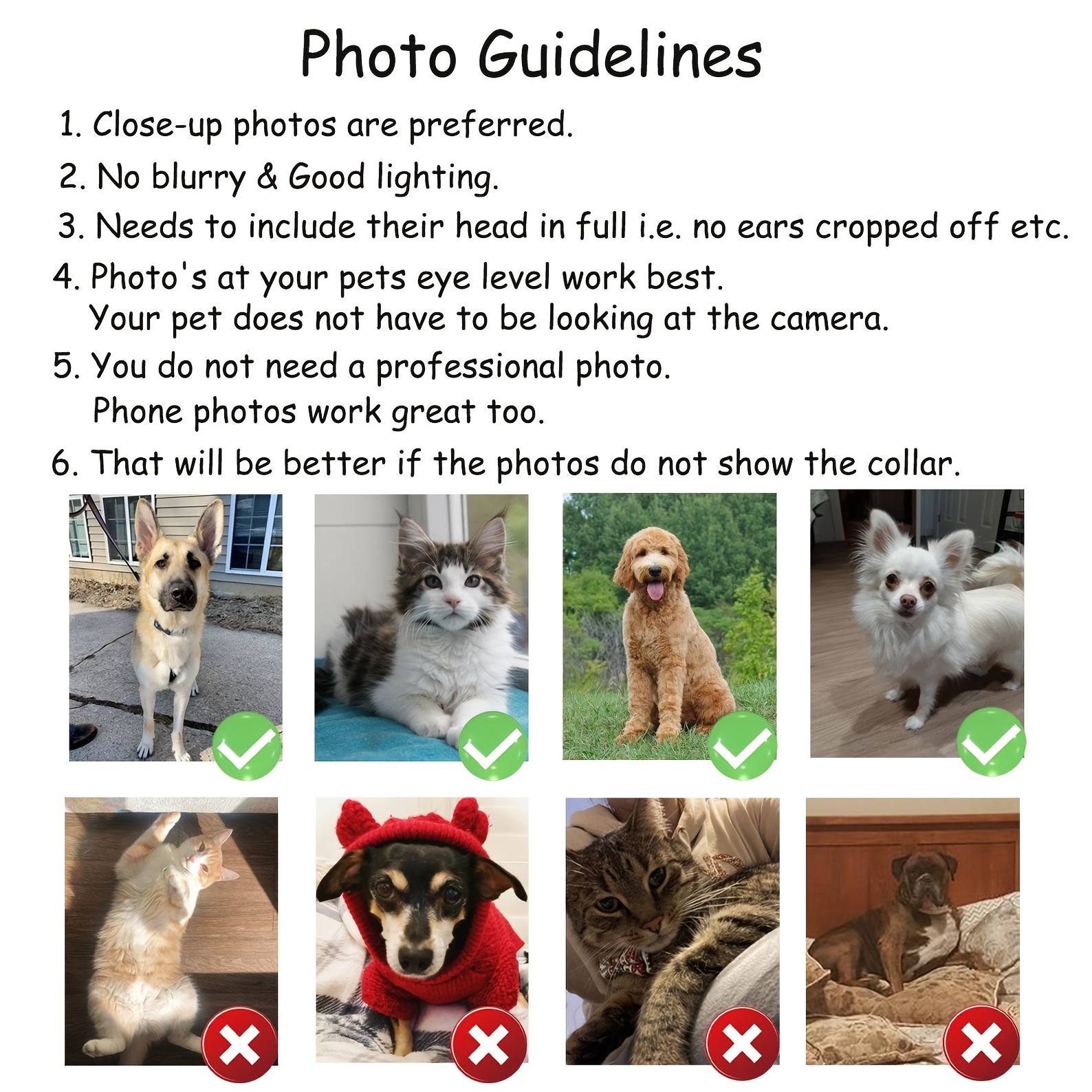 1PC Custom King Queen Dog Cat  - Pet Portrait Custom のレビューと価格
