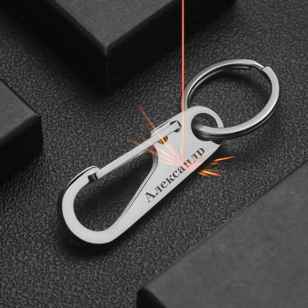 304 Stainless Steel Keyring Pe - Initial Ring Custom のレビューと価格