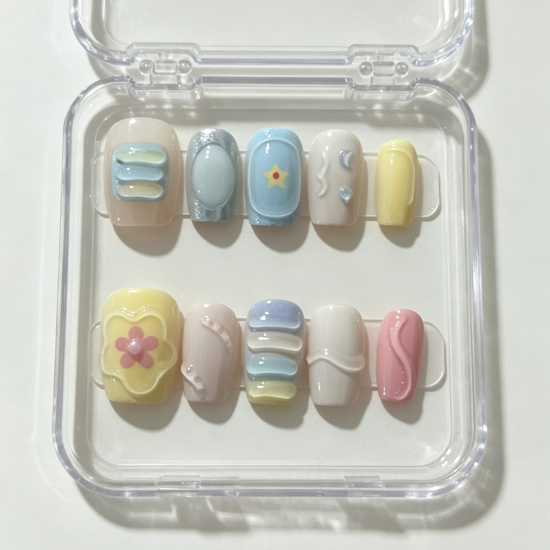10 hand pressed short square n - Pressed Flower Art のレビューと価格