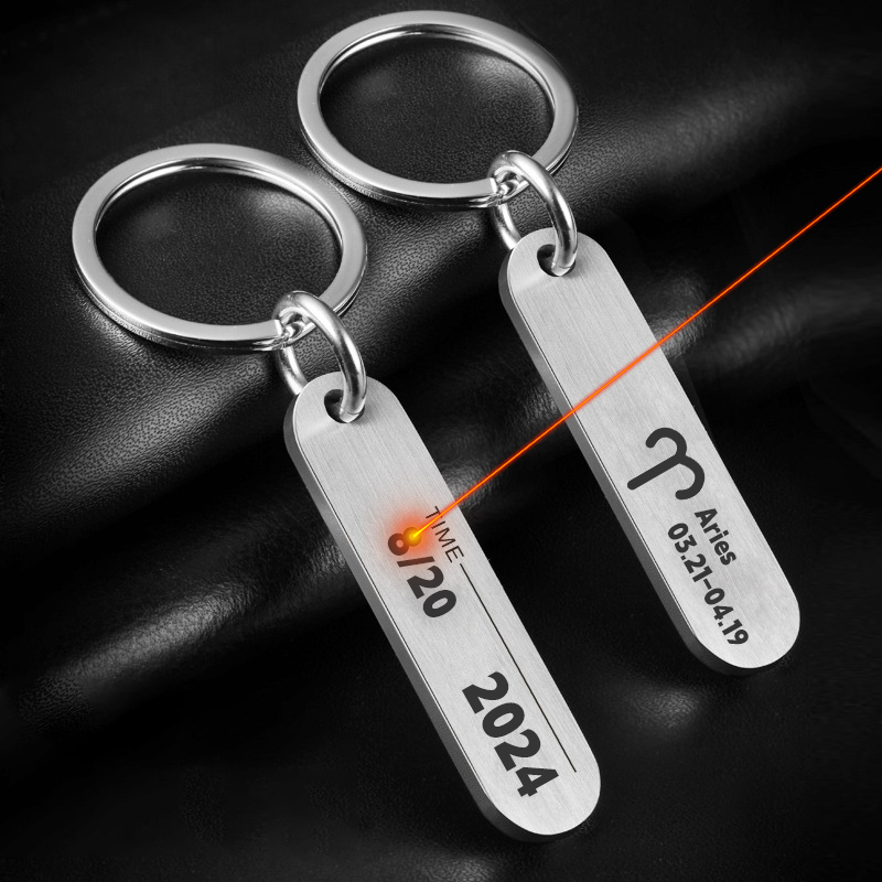 Customized Key Chains with Las - Initial Ring Custom のレビューと価格