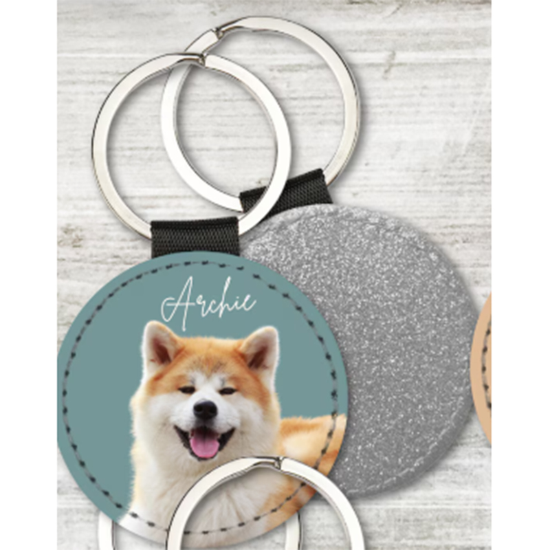 Custom Pet Photo Keychain Pers - Pet Portrait Custom のレビューと価格