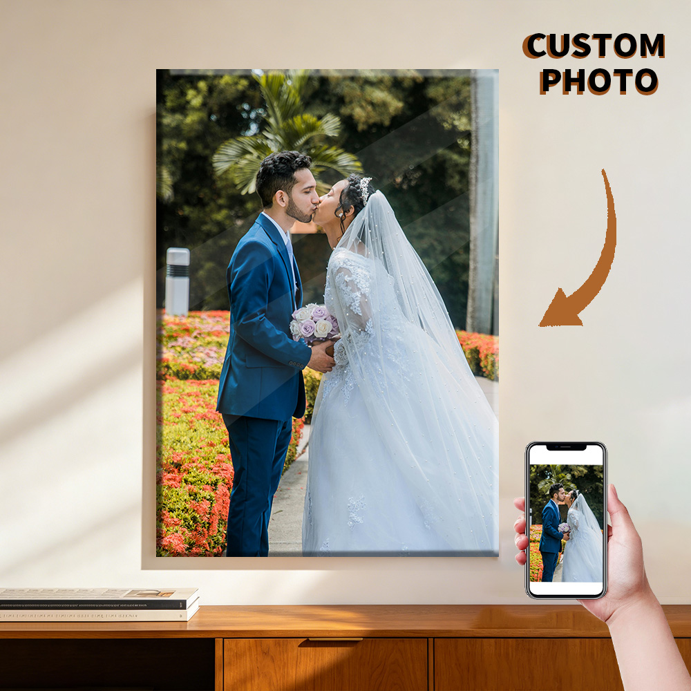 1 Pc Customized Photos on Canv - Engraved Wood Frame のレビューと価格