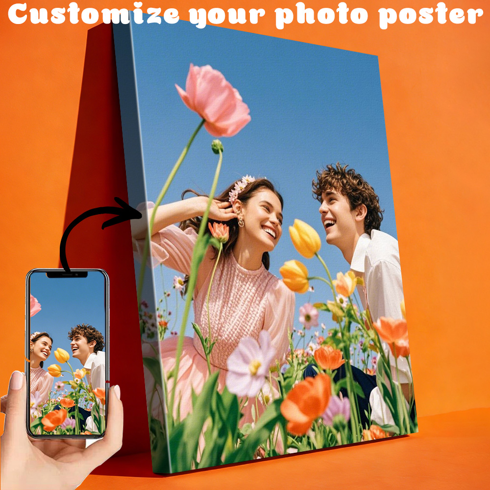1 customized photo canvas, opt - Engraved Wood Frame のレビューと価格