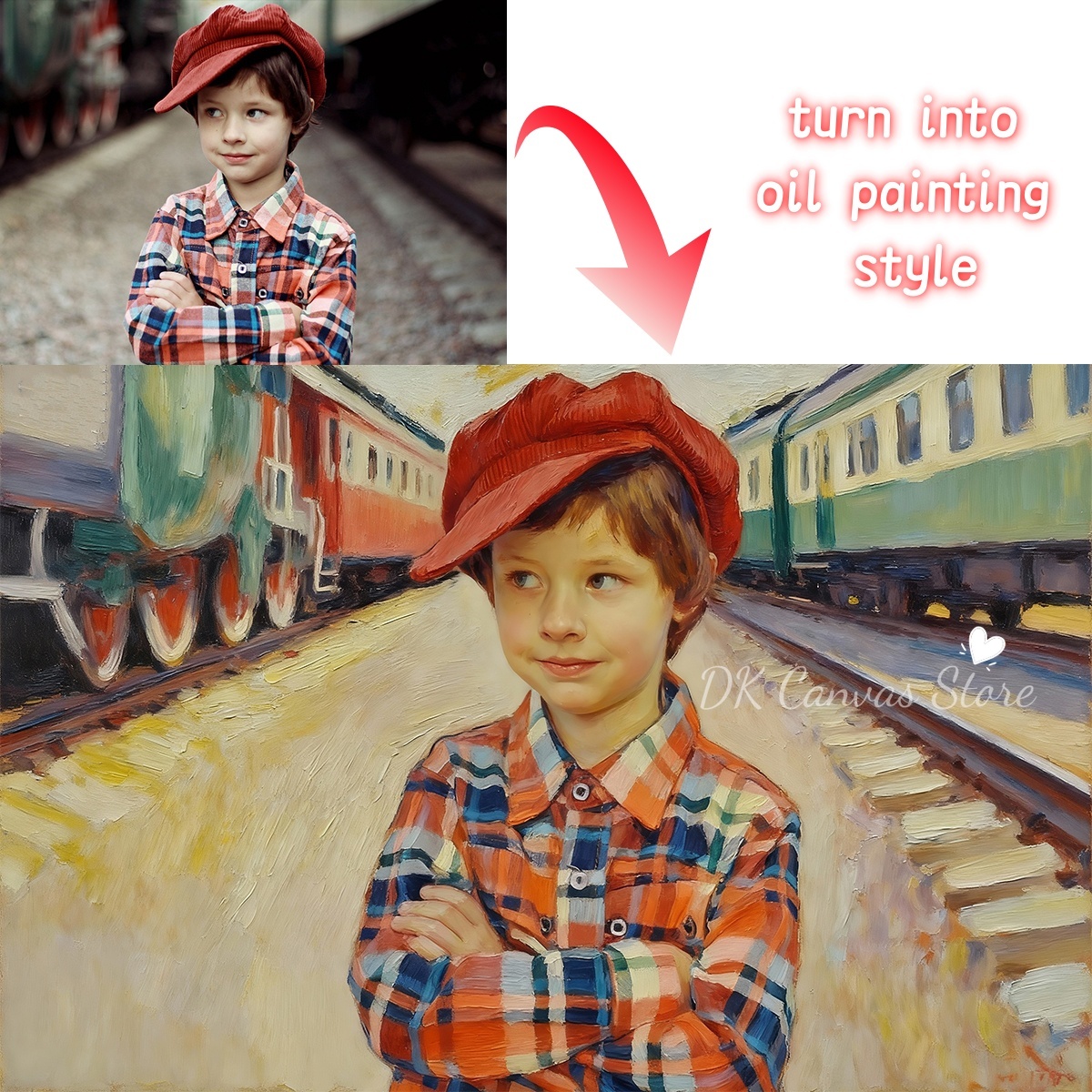 Personalized Custom Oil Painti - Pet Portrait Custom のレビューと価格