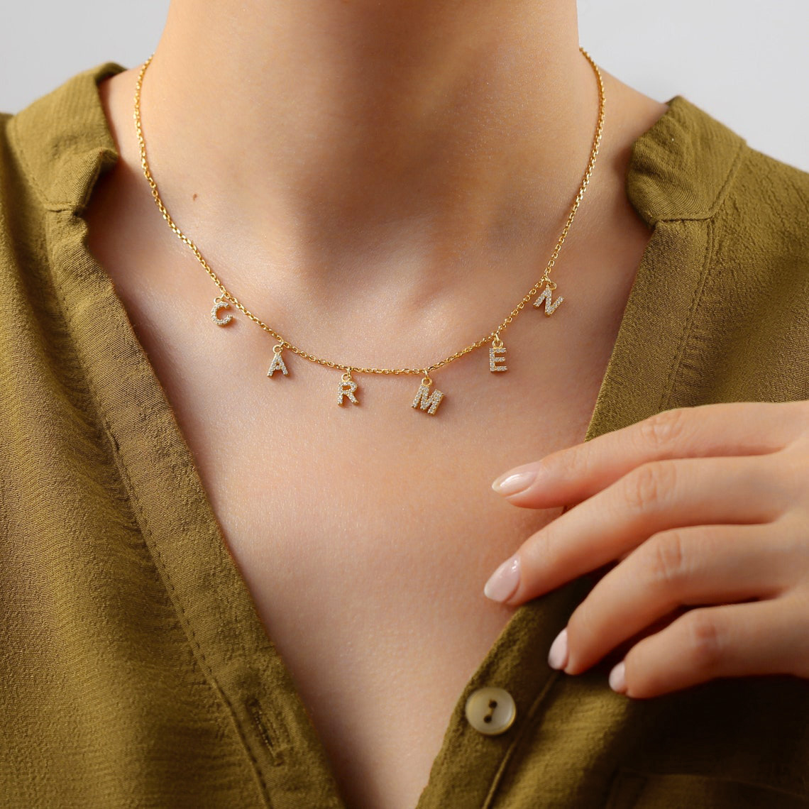 Custom Personalized Name Neckl - Name Necklace Custom のレビューと価格