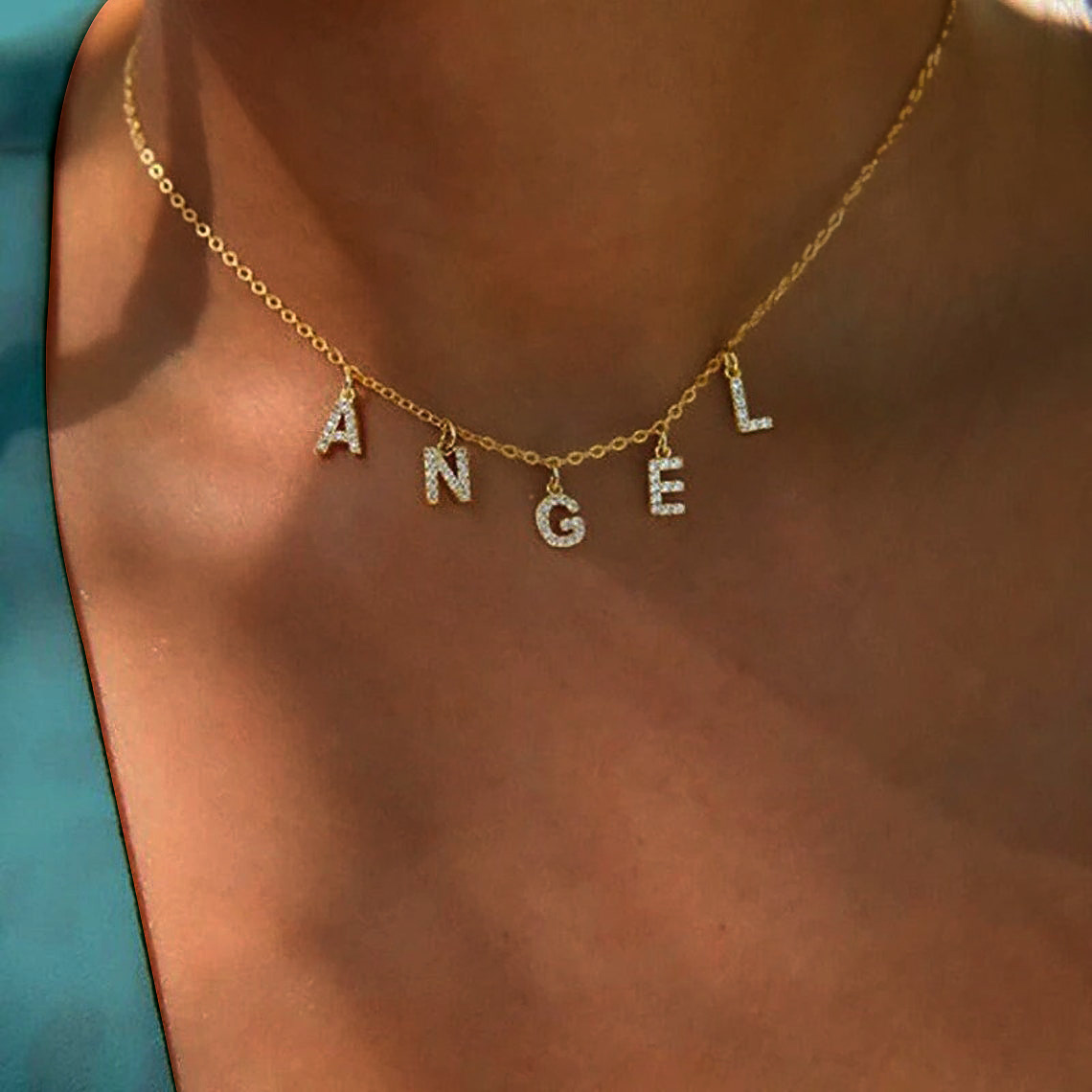 Custom Personalized Name Neckl - Name Necklace Custom のレビューと価格