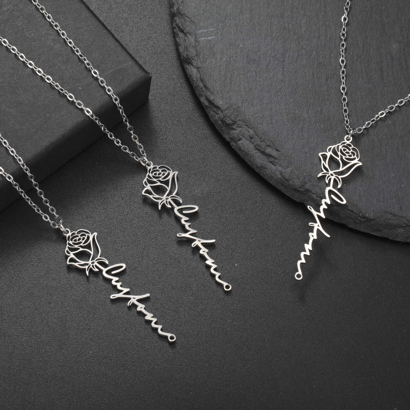 Sipuris Personalized Custom Na - Birth Flower Necklace のレビューと価格