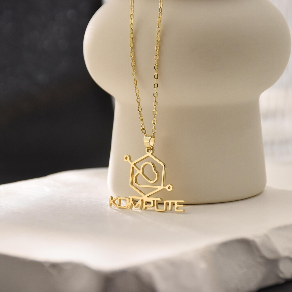 Custom Company Logo Necklace P - Name Necklace Custom のレビューと価格
