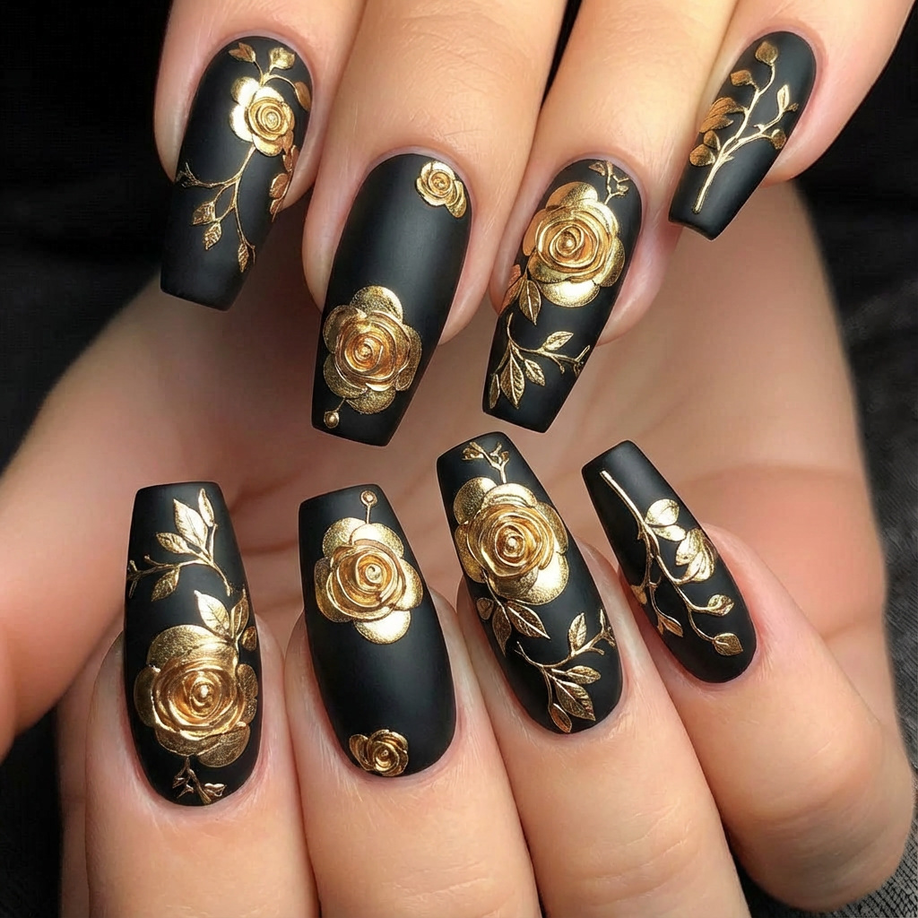 3D fake nails for women girls  - Pressed Flower Art のレビューと価格