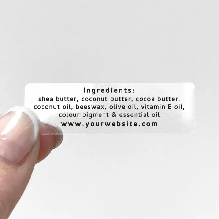 Custom Transparent Sticker Per - Personalised Candle Label のレビューと価格