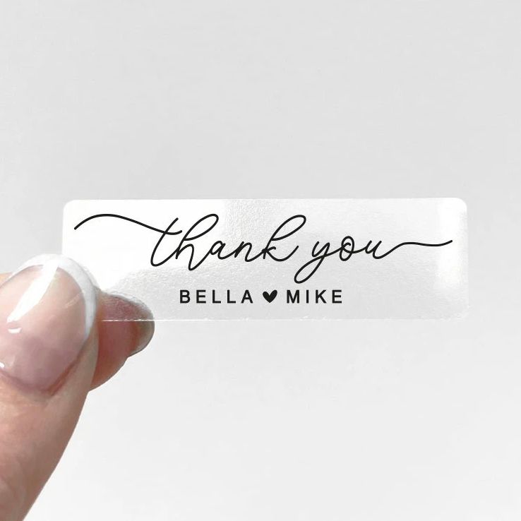 Custom Transparent Sticker Per - Personalised Candle Label のレビューと価格