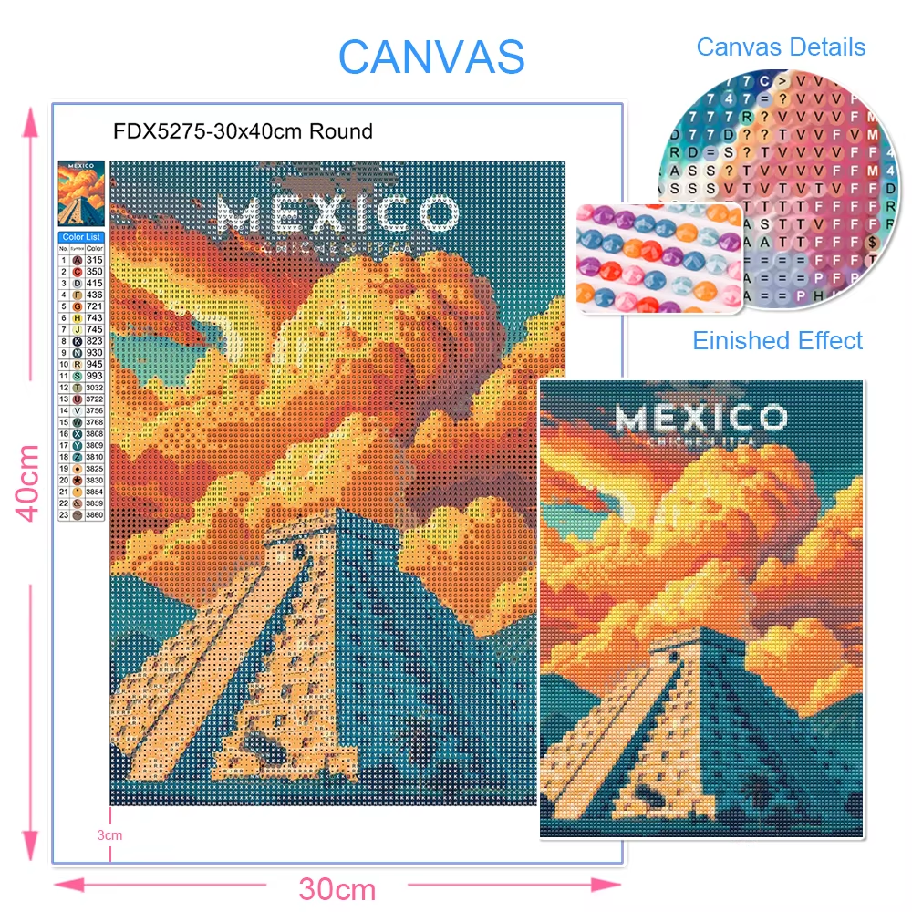 5D DIY Square&Round Diamond An - Photo Mosaic Print のレビューと価格