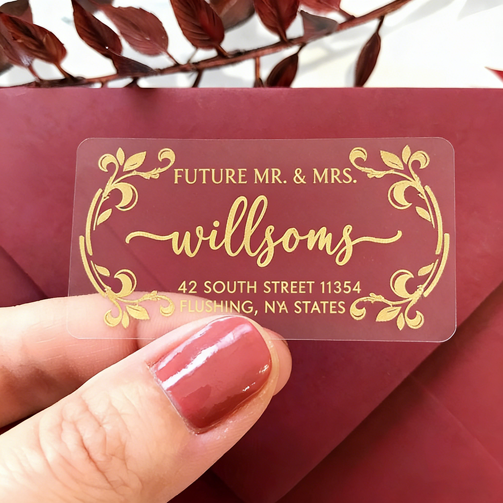 Custom Gold Foil Labels Person - Personalised Candle Label のレビューと価格