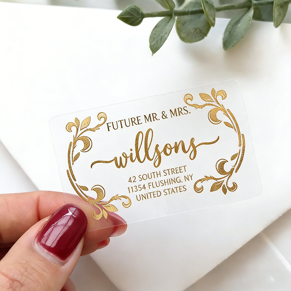 Custom Gold Foil Labels Person - Personalised Candle Label のレビューと価格
