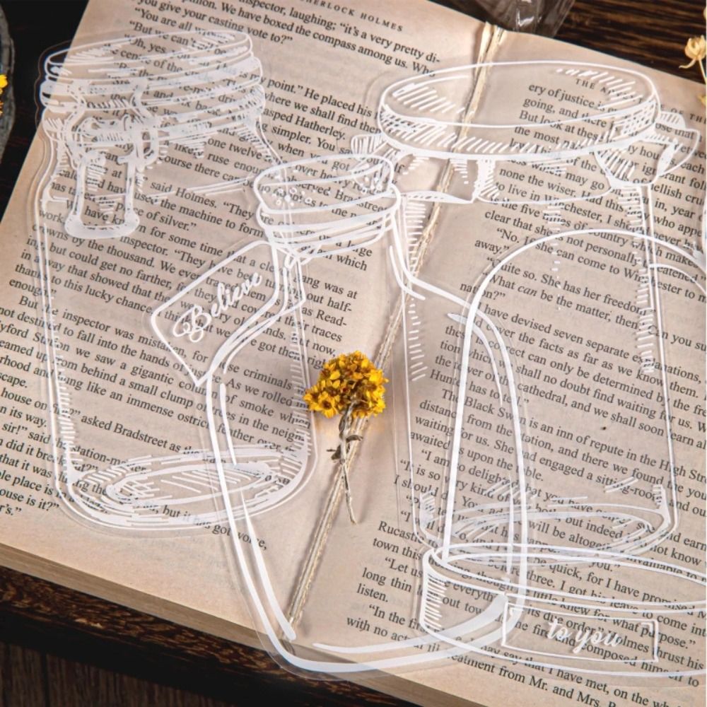 Glassware Shape Bookmarks Stic - Dried Flower Bookmark のレビューと価格