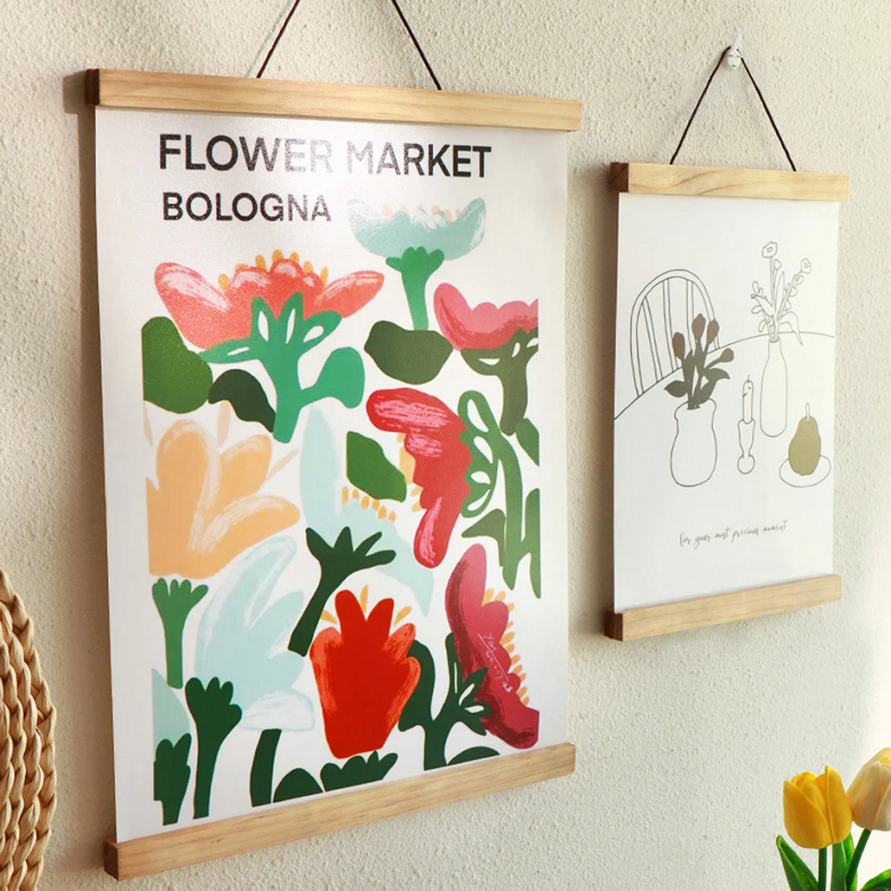 1PC Magnetic Wooden Picture Ha - Engraved Wood Frame のレビューと価格