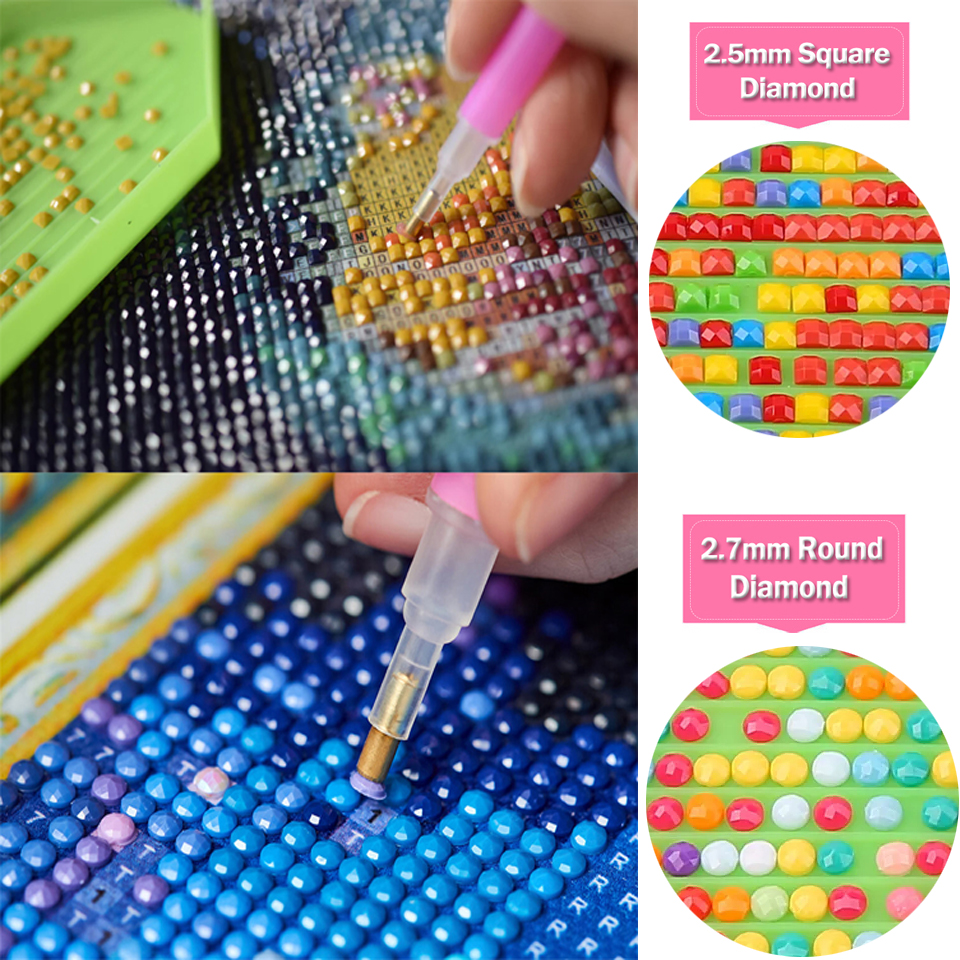 1pc frameless Diamond Painting - Photo Mosaic Print のレビューと価格