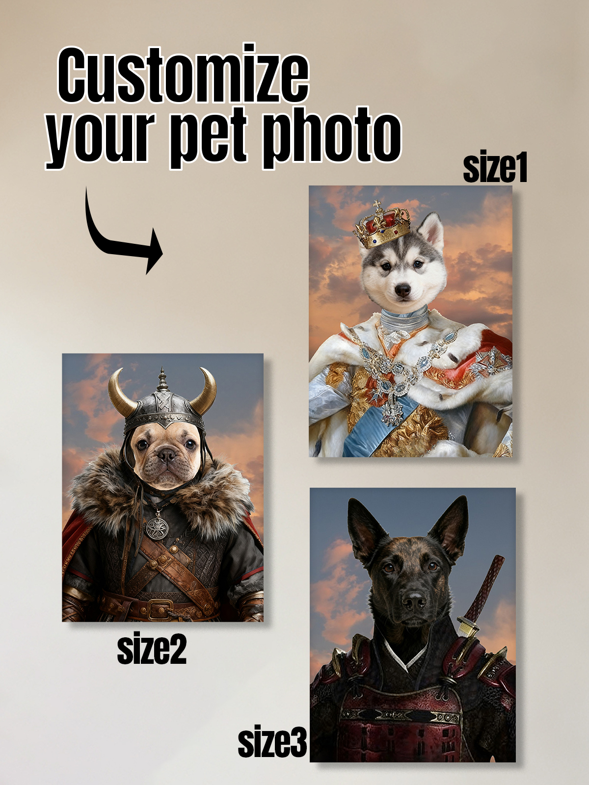Customized Canvas Painting Roy - Pet Portrait Custom のレビューと価格