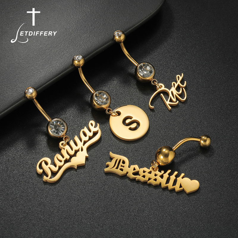 Letdiffery Custom Name Belly B - Initial Ring Custom のレビューと価格