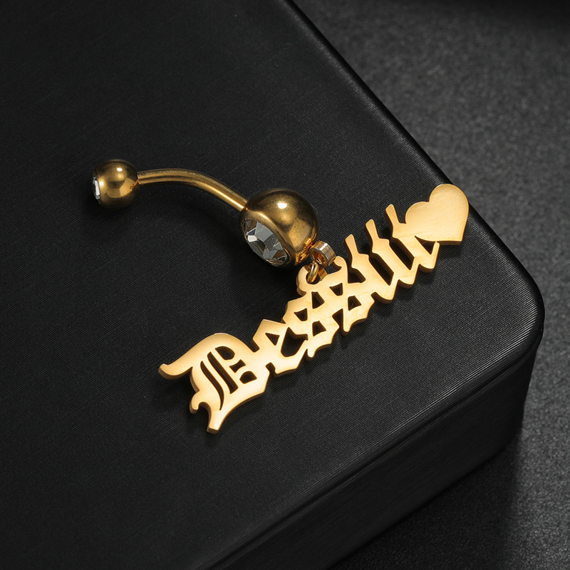 Letdiffery Custom Name Belly B - Initial Ring Custom のレビューと価格