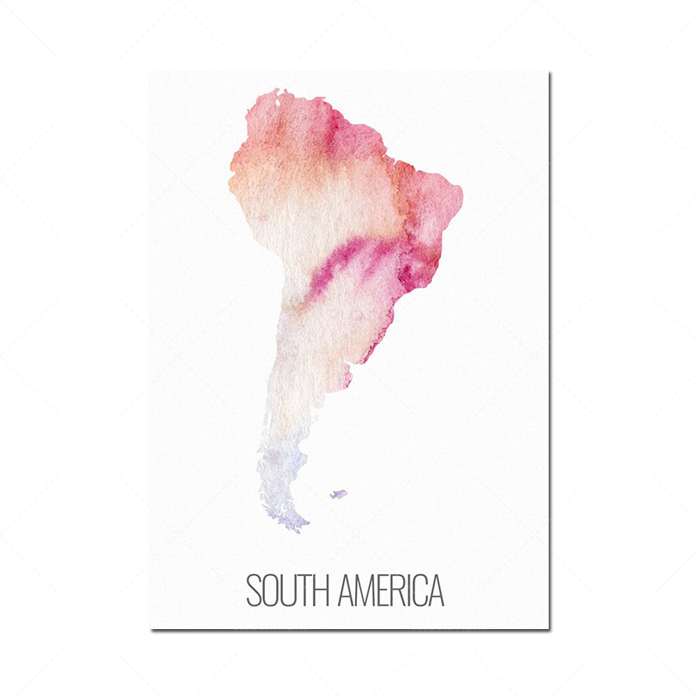 6 continent poster set, North  - Custom Star Map のレビューと価格
