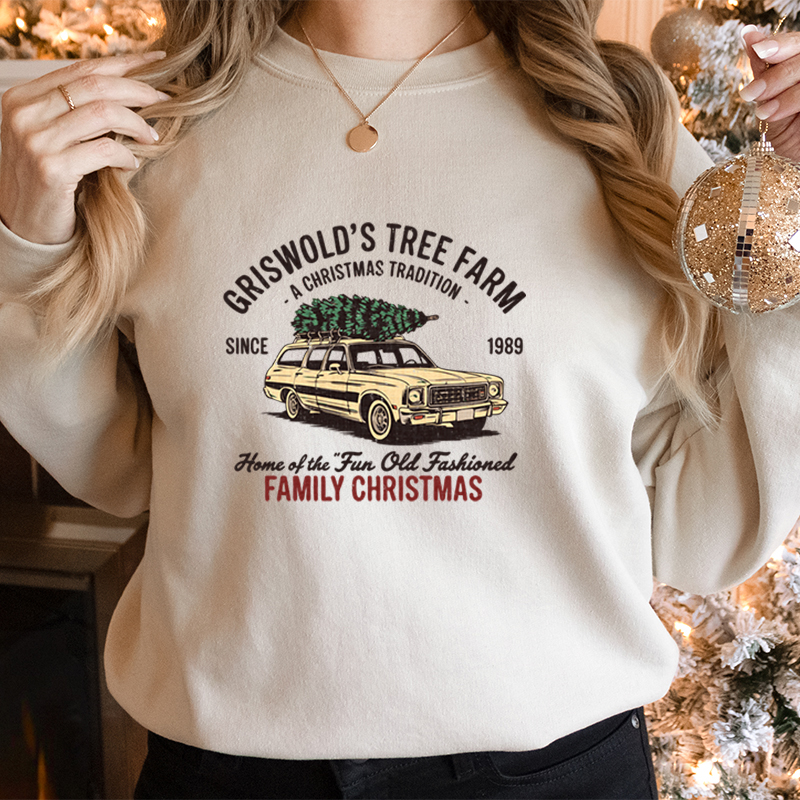 Family Christmas Tree Farm Gra - Family Tree Print のレビューと価格