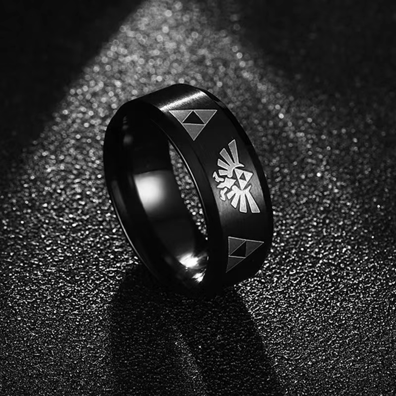 Fashion Anime Triforce Triangl - Initial Ring Custom のレビューと価格
