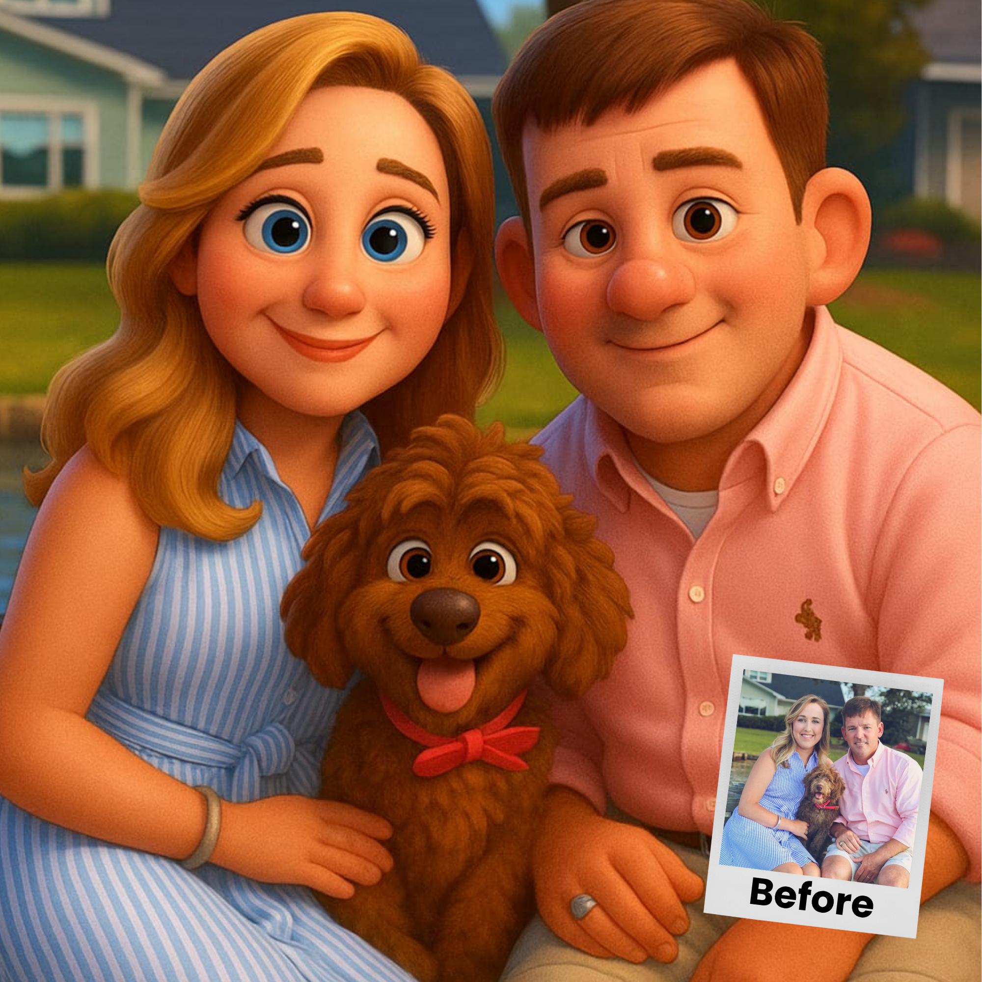 Customizable Cartoon Portrait  - Pet Portrait Custom のレビューと価格