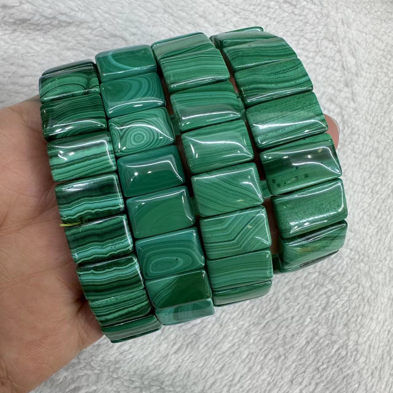 Genuine Natural Green Malachit - Coordinates Bracelet のレビューと価格