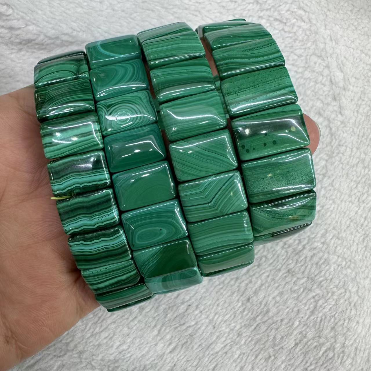 Genuine Natural Green Malachit - Coordinates Bracelet のレビューと価格