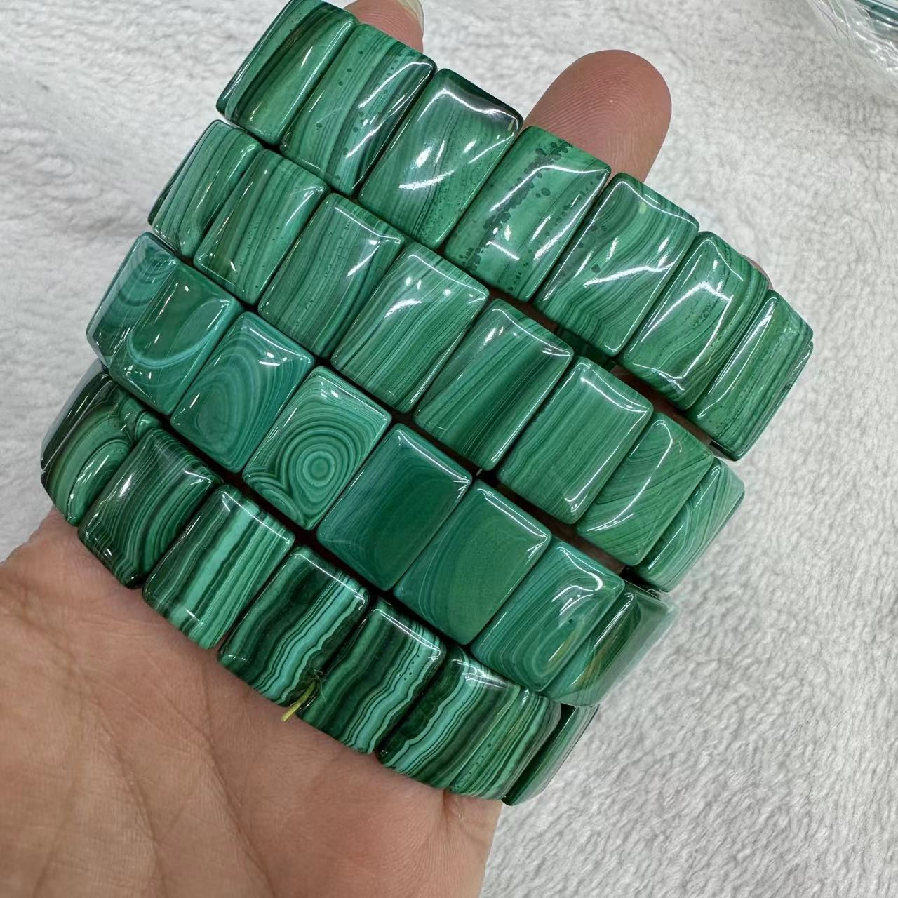 Genuine Natural Green Malachit - Coordinates Bracelet のレビューと価格