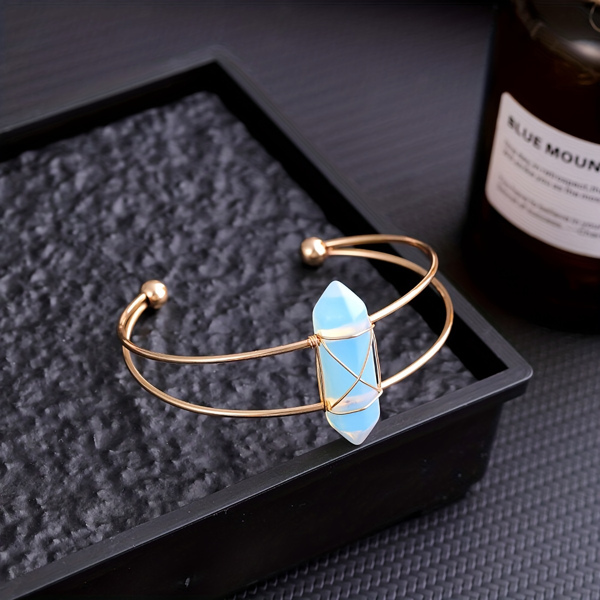 YEEVAA 1pc Natural Crystal Gem - Coordinates Bracelet のレビューと価格
