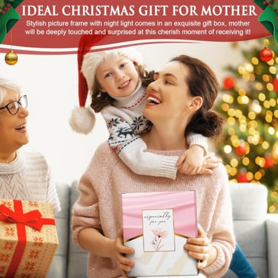 Mom Gifts from Daughters Son C - Engraved Wood Frame のレビューと価格