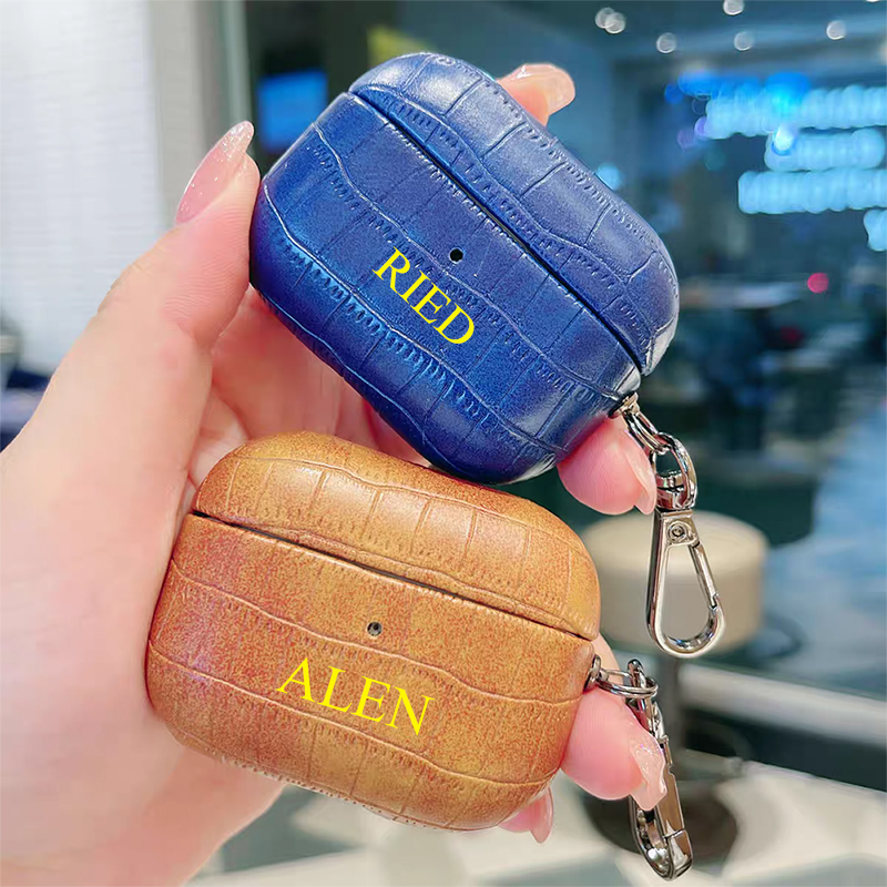 Custom Name Crocodile Leather  - Monogram Keychain Leather のレビューと価格
